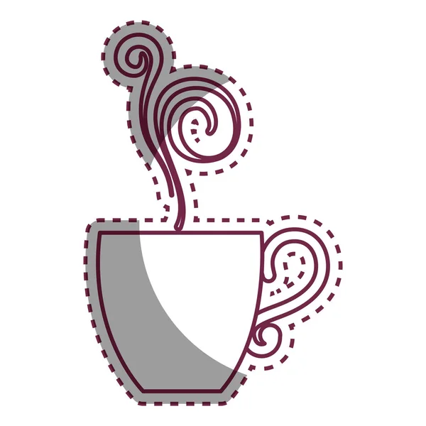 Leckere Kaffeetasse Symbol — Stockvektor