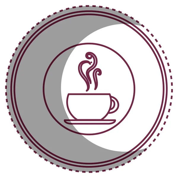 Heerlijke koffie kopje pictogram — Stockvector