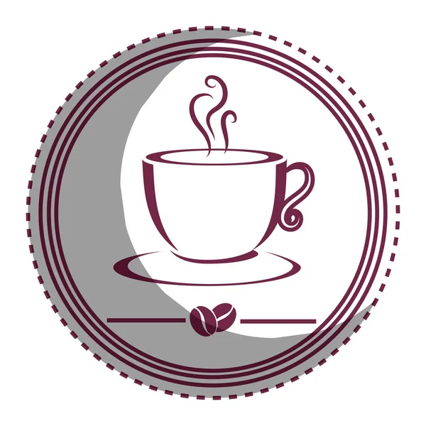 Вкусный кофе значок — стоковый вектор