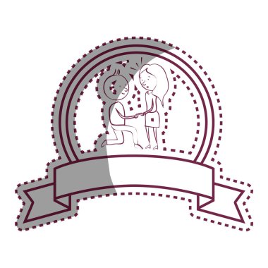 Sadece evli çift karakter kartı