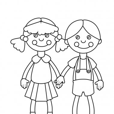 sevimli bez bebek simgesi