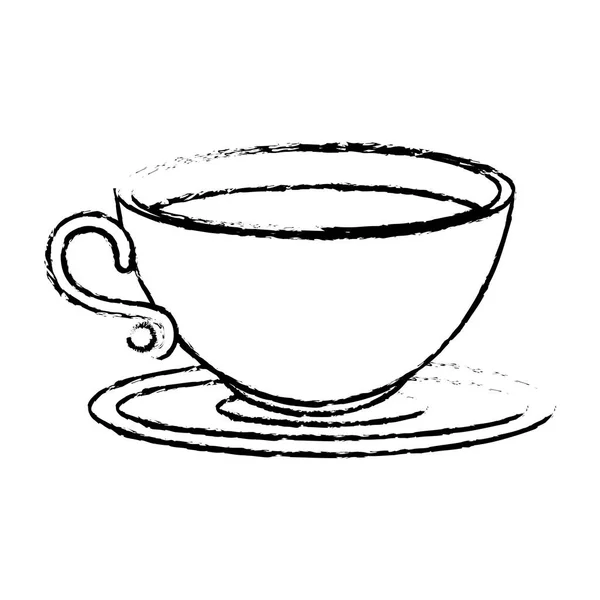 Wyśmienite kawy filiżanka ikona — Wektor stockowy