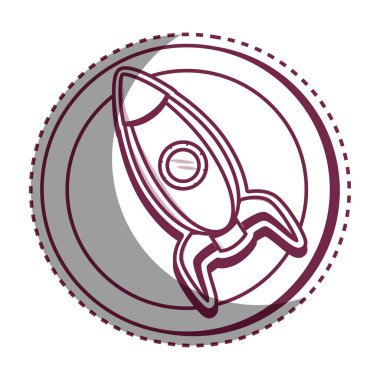 Roket çocuk oyuncak simgesi