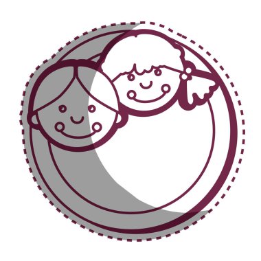 sevimli bez bebek simgesi