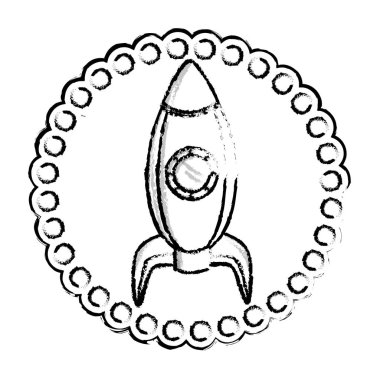 Roket çocuk oyuncak simgesi