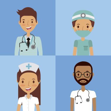 profesyonel tıbbi insanlar tasarım