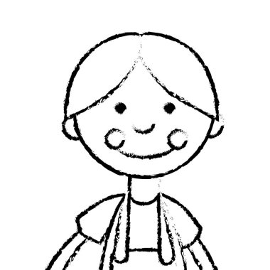 sevimli bez bebek simgesi