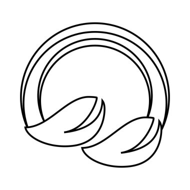 sağlıklı gıda simge yapraklar