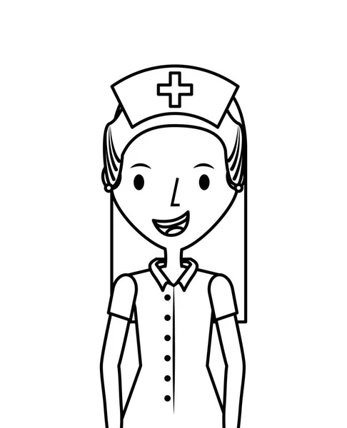พยาบาลหญิง — ภาพเวกเตอร์สต็อก
