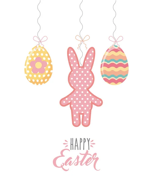 Desain easter bahagia - Stok Vektor