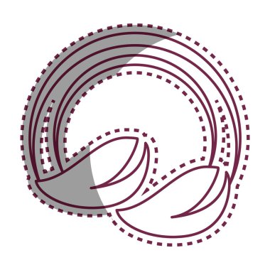 sağlıklı gıda simge yapraklar