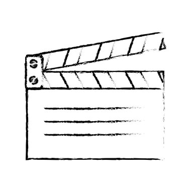 Klaket sinema izole simgesi