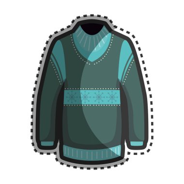 Moda kış ceket simgesi