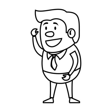 işadamı avatar karakter simgesi