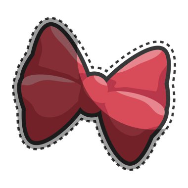 kadın yay izole simgesi