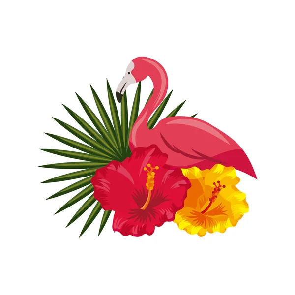 Tropische Blumen — Stockvektor