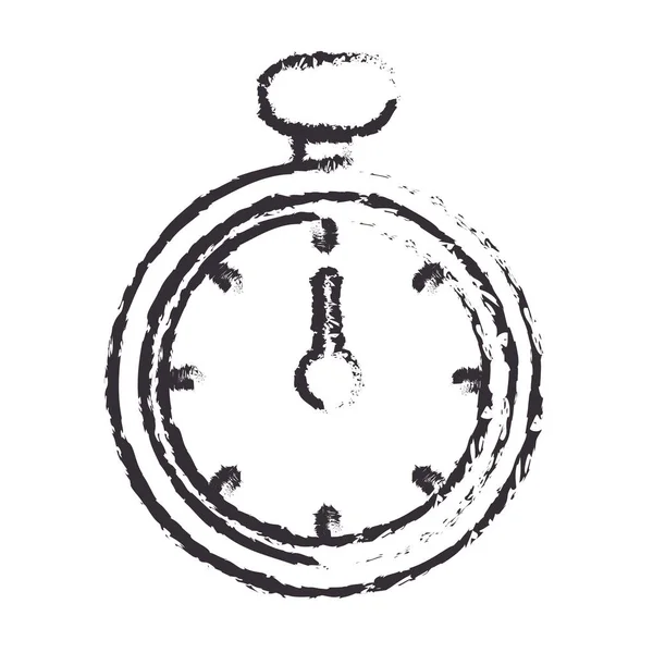 Chronometre izlemek izole simgesi — Stok Vektör