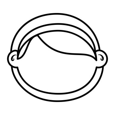 sevimli küçük kız karakter