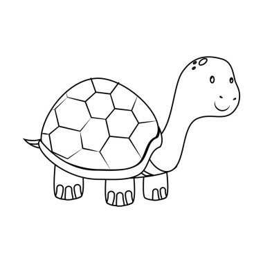 sevimli kaplumbağa evde beslenen hayvan izole simgesi