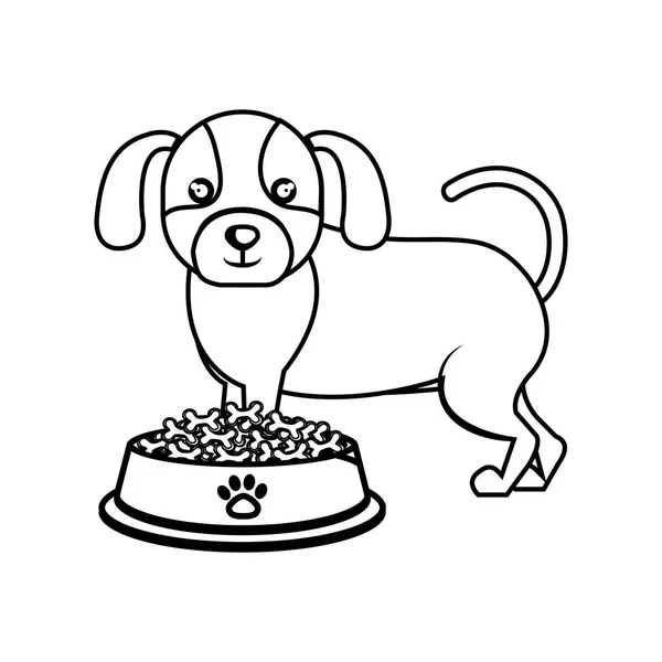かわいい犬ペット アイコン — ストックベクタ