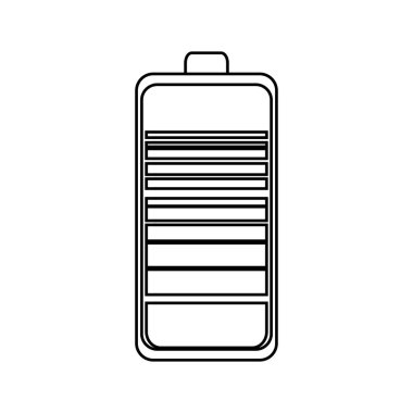 pil güç izole simgesi