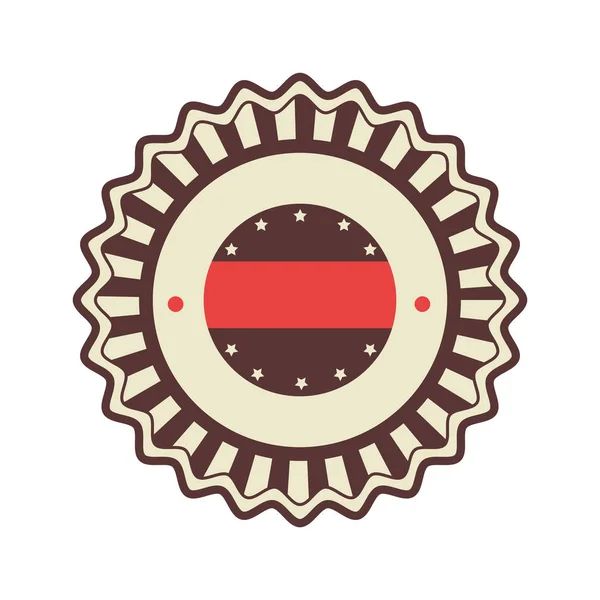 Cercle sceau cadre timbre — Image vectorielle