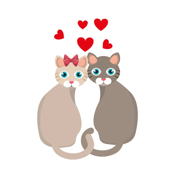 Lindo gatito mascota icono — Archivo Imágenes Vectoriales
