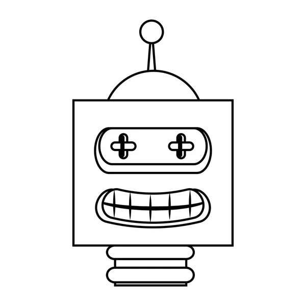 Robot electric játék ikon — Stock Vector