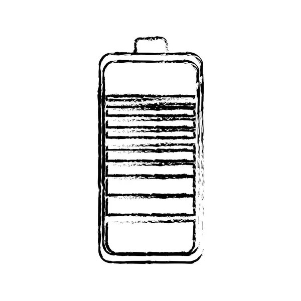 Batterie puissance icône isolée — Image vectorielle