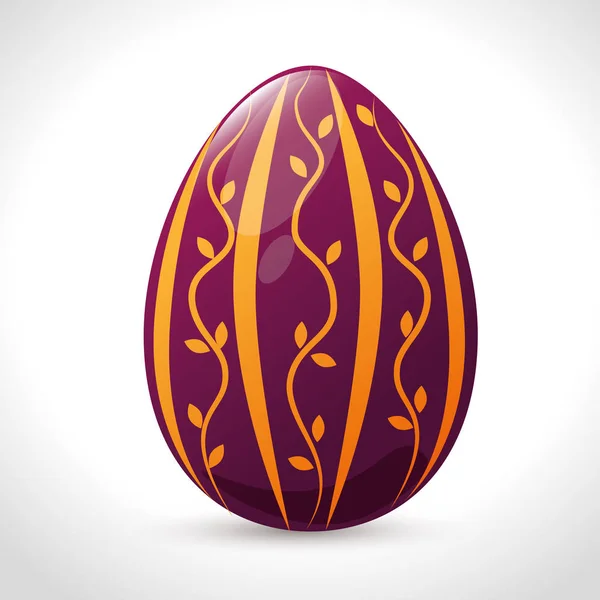 Eieren geschilderd viering van Pasen — Stockvector