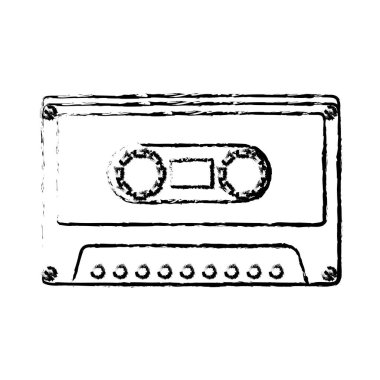 Kaset eski müzik simgesi
