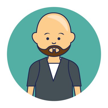 genç adam etnisite avatar karakter