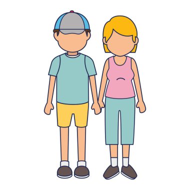 şirin çift etnik karakterler