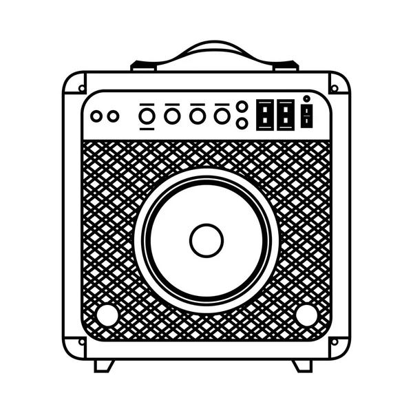 Icona del dispositivo audio altoparlante — Vettoriale Stock