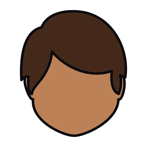 Jeune homme ethnicité avatar personnage — Image vectorielle