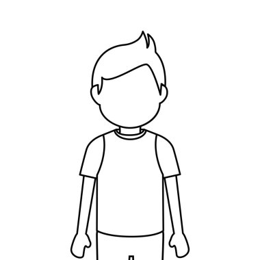 genç adam etnisite avatar karakter