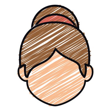 sevimli kadın elbise karakter