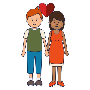 şirin aşık çift elbise