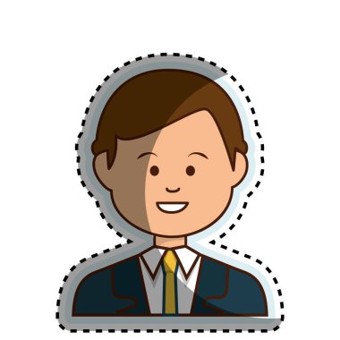 genç işadamı avatar karakter