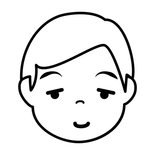 Joven hombre etnia avatar carácter — Vector de stock