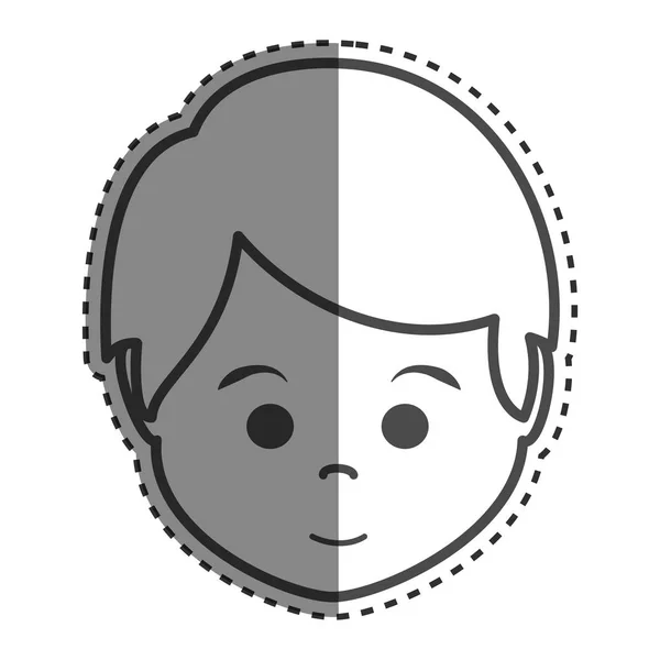 Персонаж аватара молодого человека — стоковый вектор