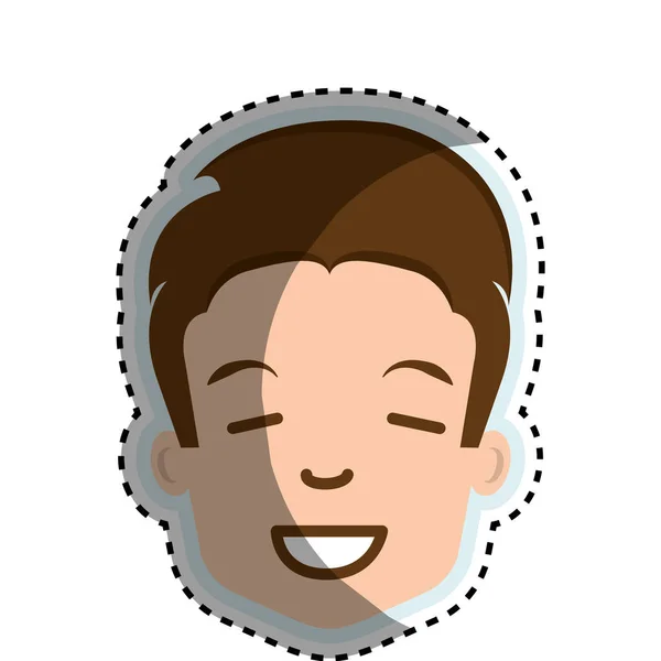 Jovem avatar personagem — Vetor de Stock