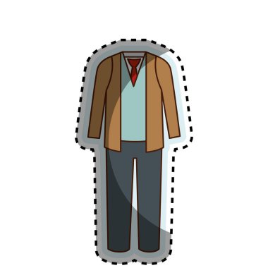 adam elbise rahat simgesi