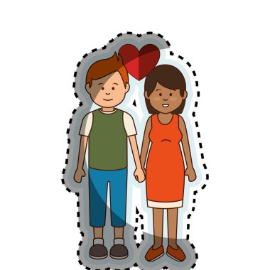 şirin aşık çift elbise