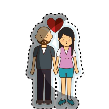 şirin aşık çift elbise