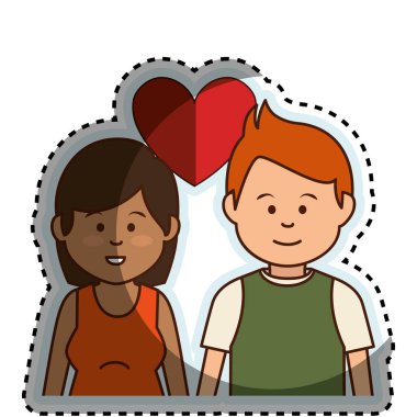 şirin aşık çift elbise