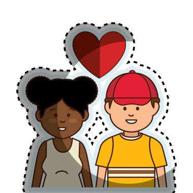 şirin aşık çift elbise