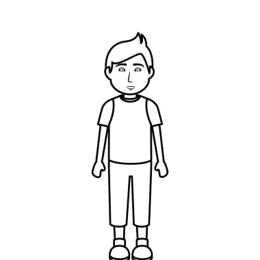 genç adam avatar karakter