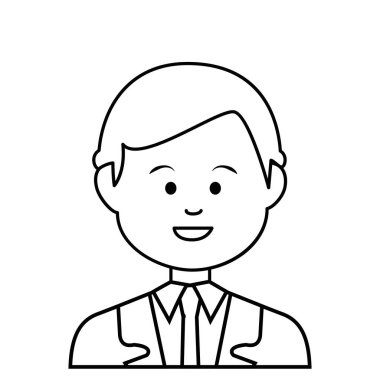 genç işadamı avatar karakter