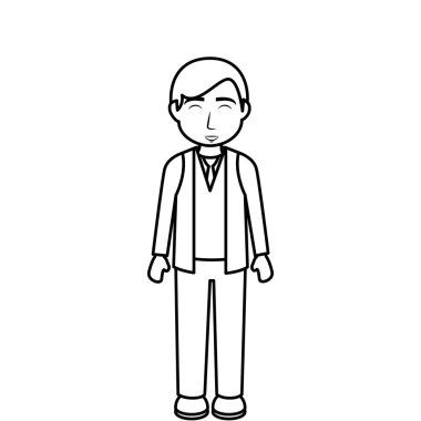 genç adam avatar karakter